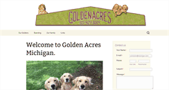 Desktop Screenshot of goldenacresmichigan.com